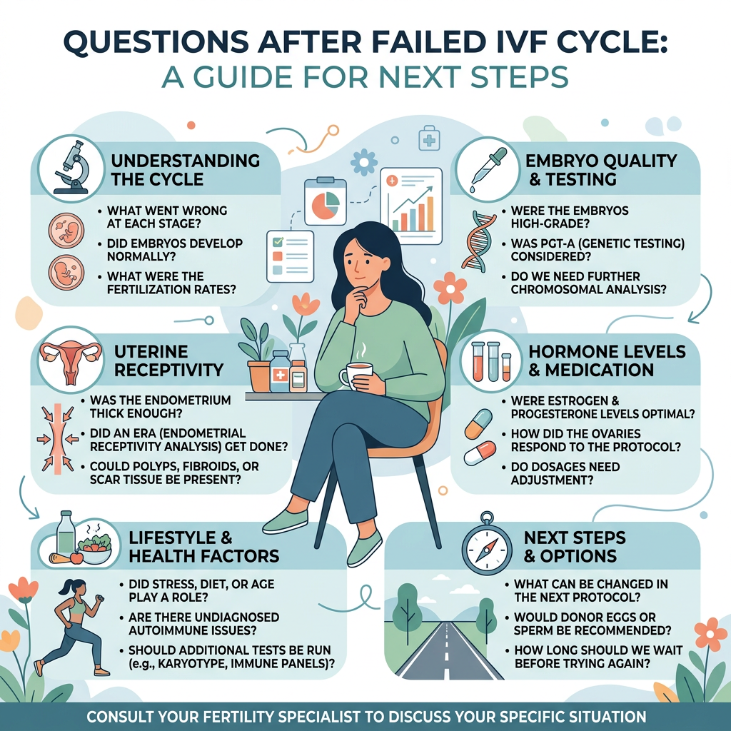Questions to Ask After a Failed IVF Cycle