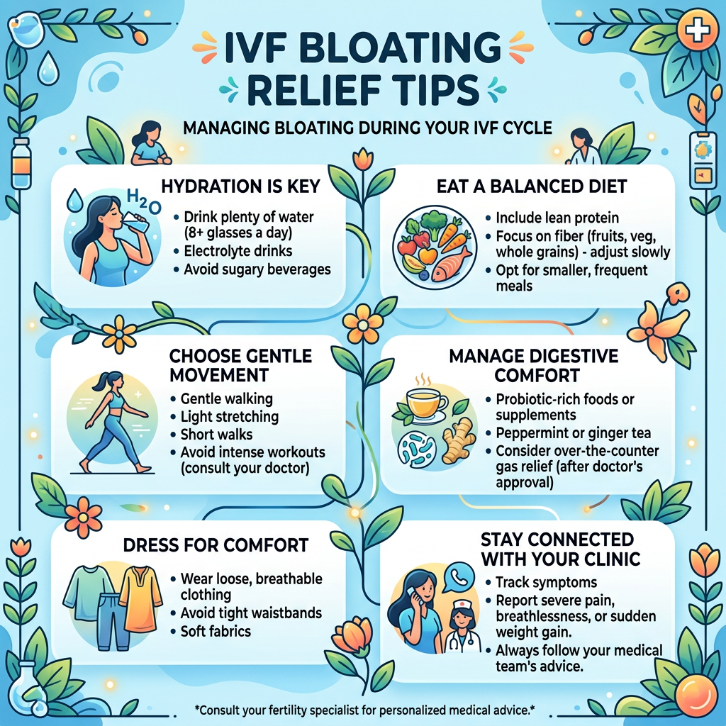 IVF Bloating Relief Tips